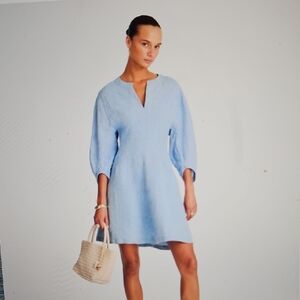 Madewell Light Blue Mini Dress